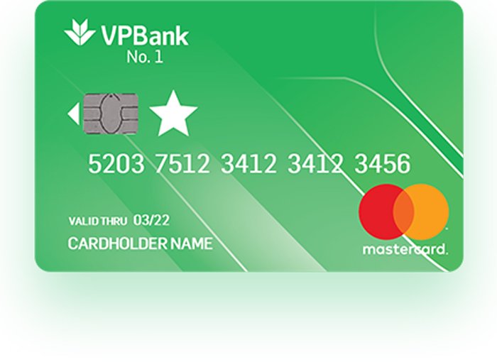 thẻ tín dụng no1 vp bank